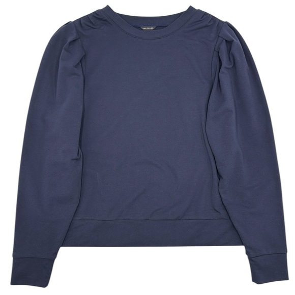 Ann Taylor Puff Sleeve Sweatshirt Size Small - Picture 3 of 13